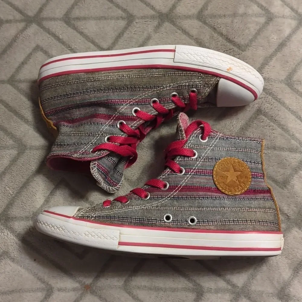 Converse‎ CT Hi, Vision Fuscia/ Multi Color Textile - Youth 4